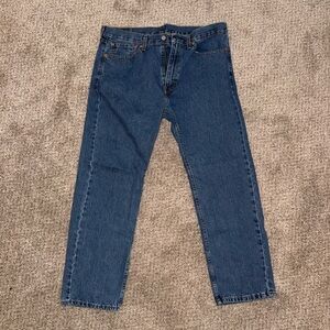 Levi's Men's Straight 505 Blue Jeans